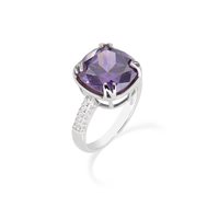 Anillo Amen Mujer Cocktail in Plata Zircone RCK1QUBVIBZ-18 - RCK1QUBVIBZ-18